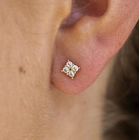 Gemini Stud Earrings Alco