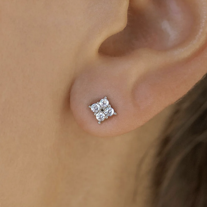 Gemini Stud Earrings Alco