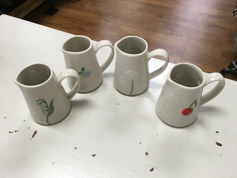 Hand Painted Creamer Spring Summer Creative Co-op