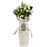 Love you more gift bouquet bag