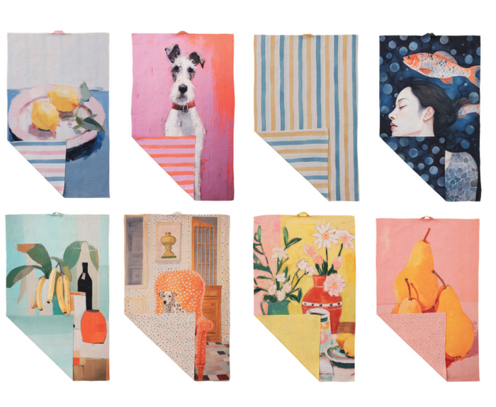 Recycled Microfibre Tea Towel Creative Co-Op