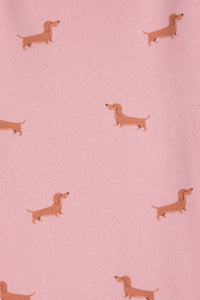 Pink Dogs Sweatshirt and Shorts Set | Molly Gilli