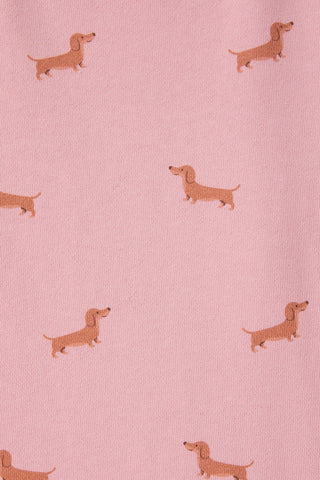 Pink Dogs Sweatshirt and Shorts Set | Molly Gilli