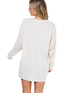 Off White Free Bird Long Sleeve Graphic Tee | Boutique Elise zutter