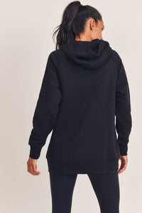 Black Oversized Hoodie Sweatshirt | Boutique Elise | Brooke Mono b