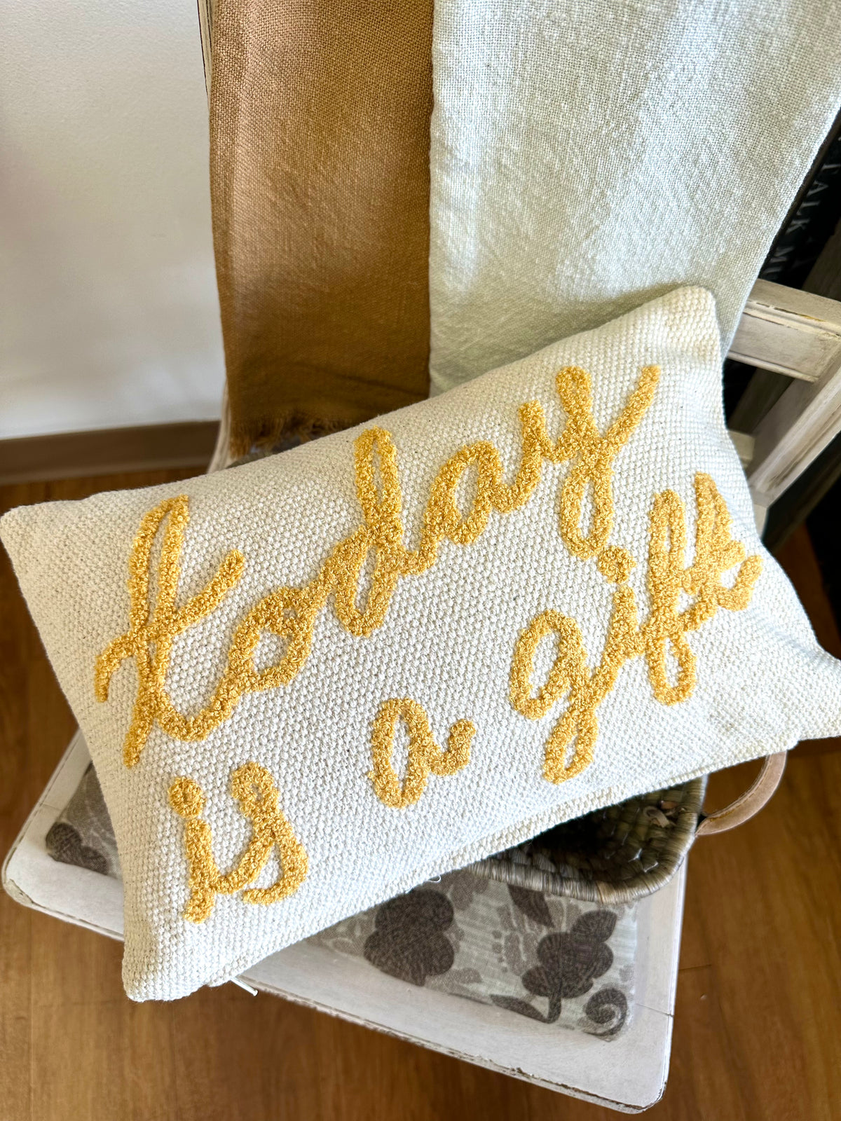 Today Is A Gift Lumbar Pillow | Boutique Elise creative coop